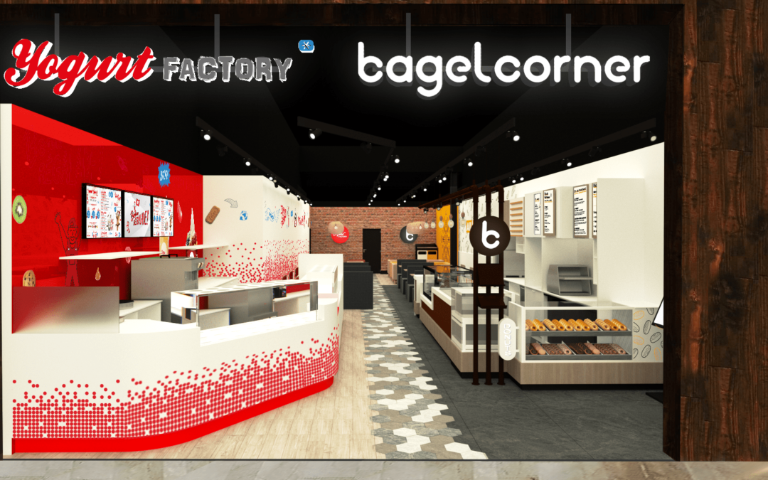 3D | Yogurt Factory x Bagel Corner