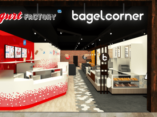3D | Yogurt Factory x Bagel Corner